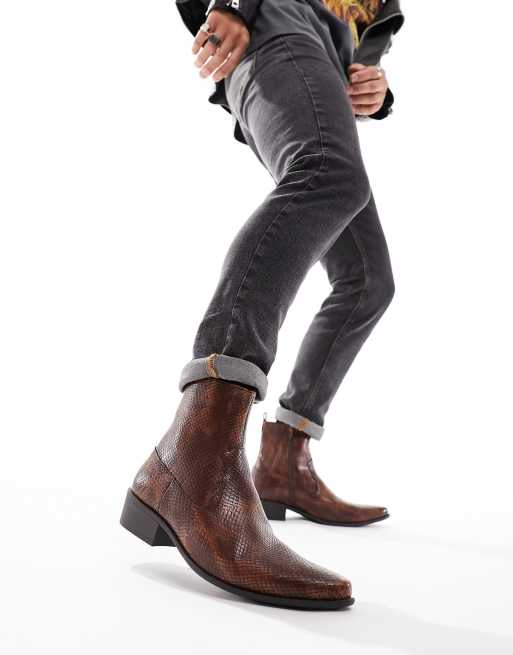 Mens tall chelsea on sale boots