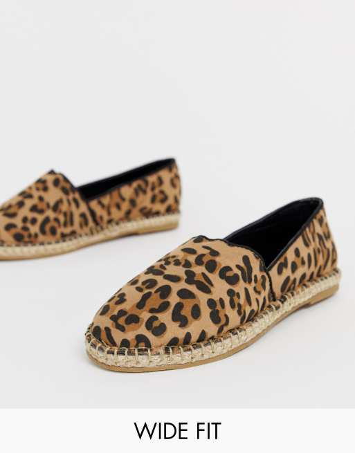 Asos store leopard espadrilles