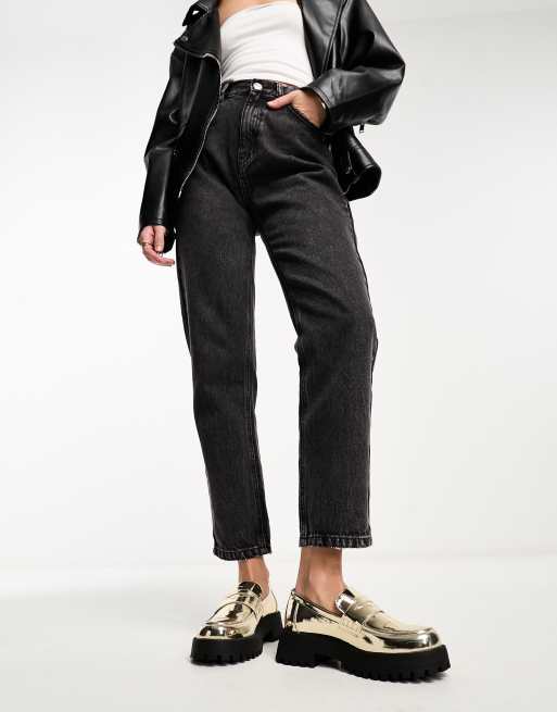 Truffle Collection Wide Fit - Mocassins à semelle chunky et bout arrondi - Doré métallique, 4 de 4