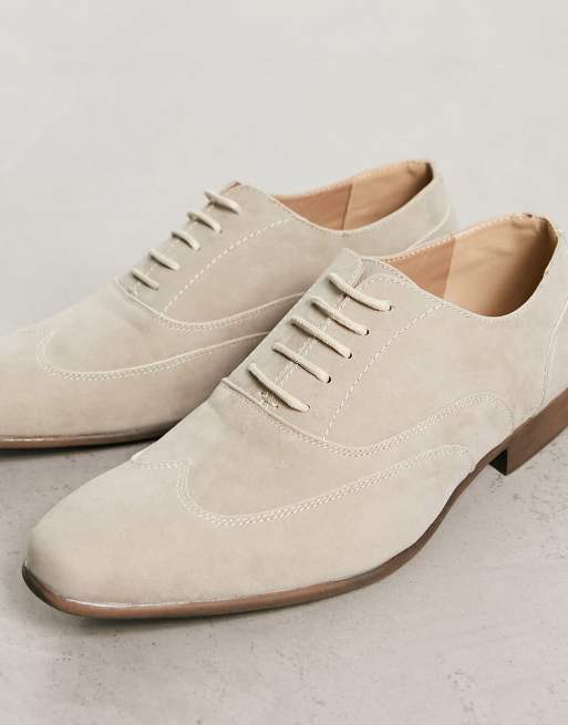 Men's suede Oxford shoes