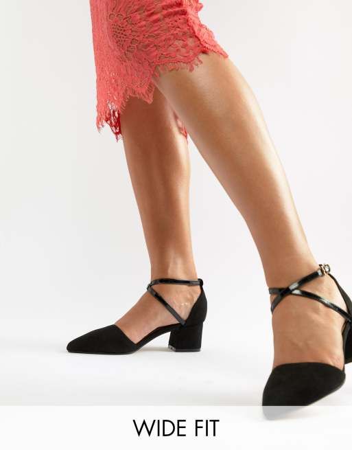pointed heels wide fit