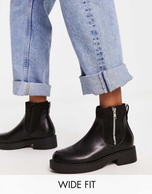 ankle boots side zip