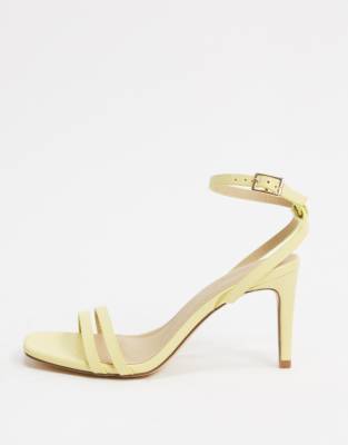 lemon strappy sandals