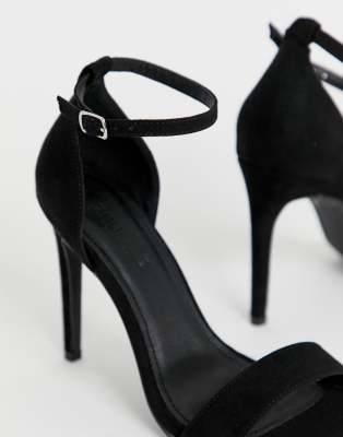 truffle collection black heels