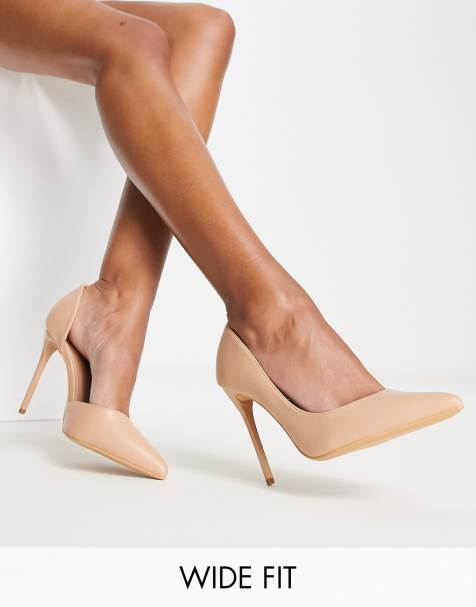 Women's Pumps, Black, Block Heel & Nude Court Shoes