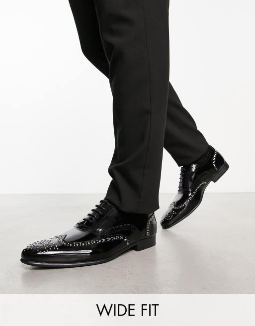 Asos mens wide fit on sale shoes