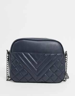 asos navy bag