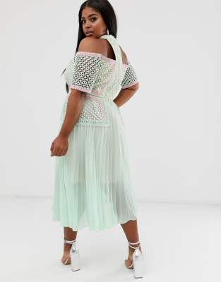 mint plus size dress