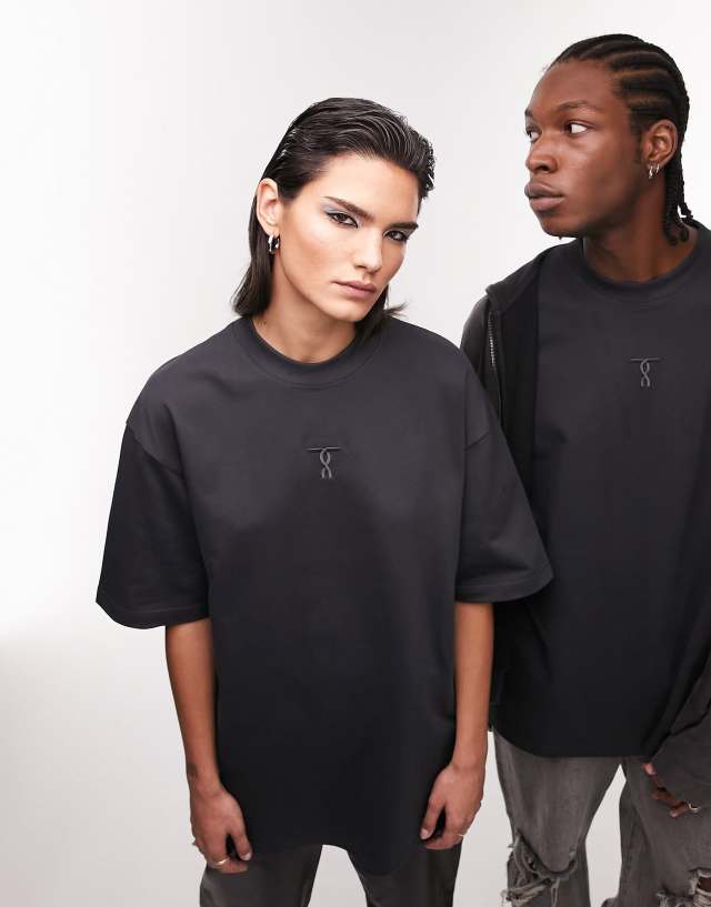 TSTM Unisex Premium Limited Edition oversized tee in black