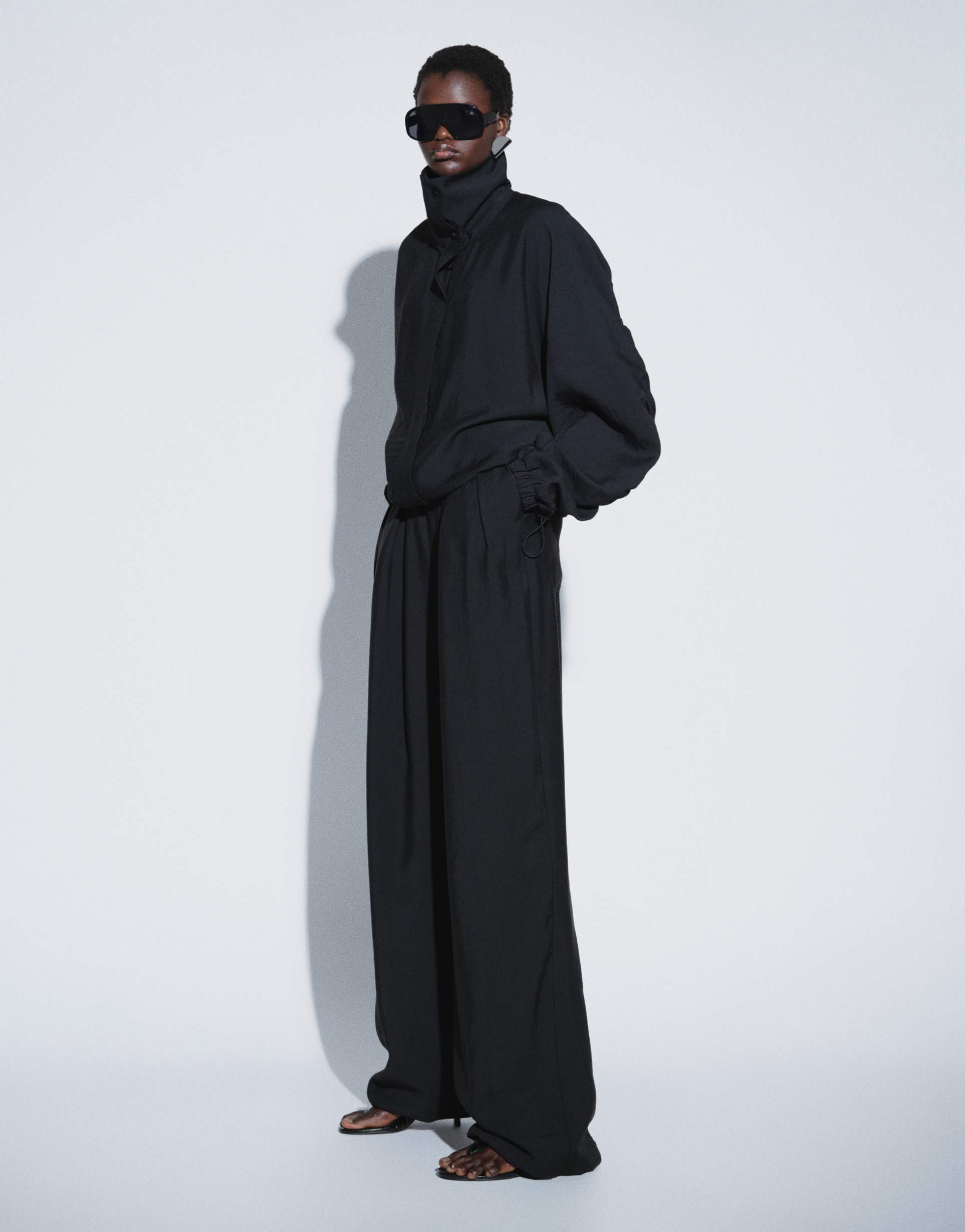 TTYA LAB co-ord soft tracksuit joggers in black