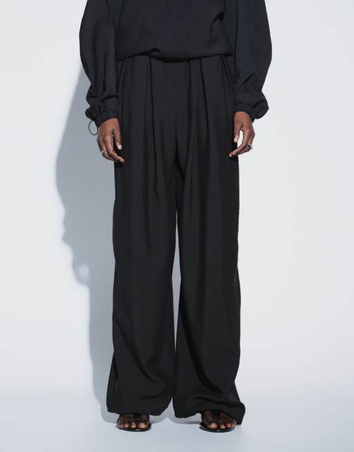 TTYA set soft tracksuit sweatpants in black, 3 of 5