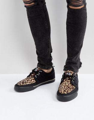 creepers shoes leopard print