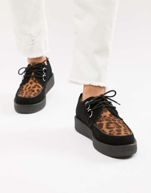 Leopard store print creepers