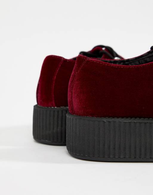 Tuk red hot sale velvet creepers