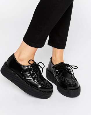 leather creeper shoes