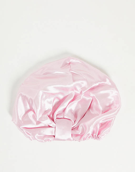 Mujer Accesorios para el pelo | Turbante rosa para el cabello de satén de Revolution - ZE60487