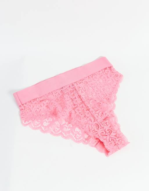 Lace pink outlet underwear