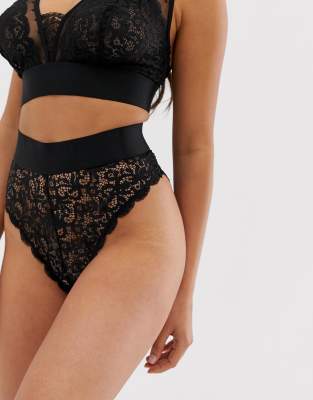 high waisted brazilian knickers