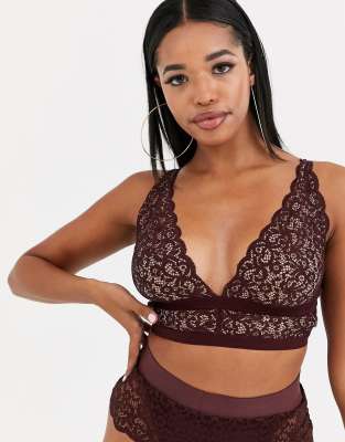 longline bralette lace