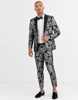 asos floral suit jacket