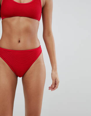 medium rise bikini bottom