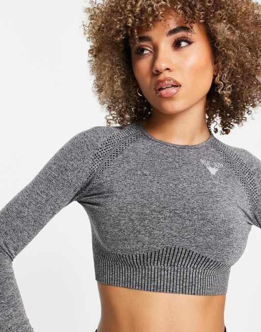 everlast long sleeve crop top