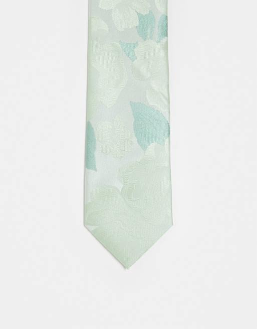 Twisted Tailor – Abelia – Salviagrön, blommig slips