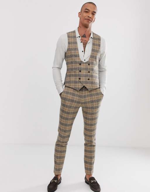 Twisted outlet tailor waistcoat