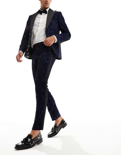 Twisted Tailor - Arundati - Pantalon de costume - Bleu marine