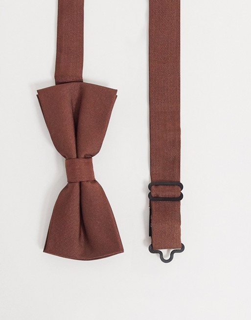 Twisted Tailor bow tie in brown | ASOS