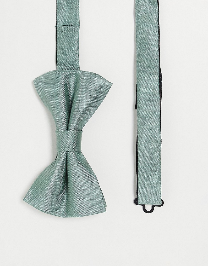 bow tie in textured green