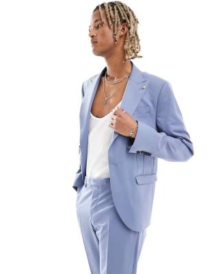 Twisted Tailor Buscot Suit Jacket In Blue