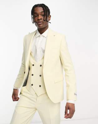 buscot suit jacket in off white