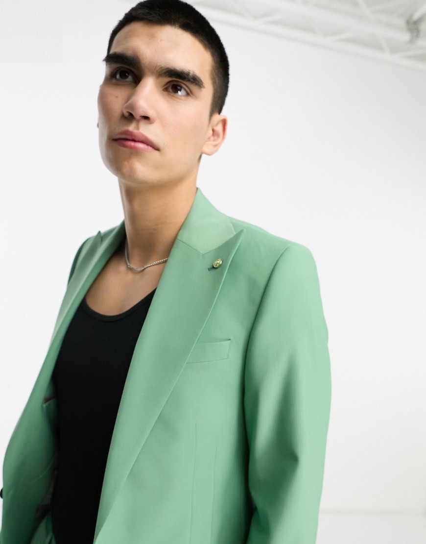 Twisted Tailor buscot suit jacket in pistachio green
