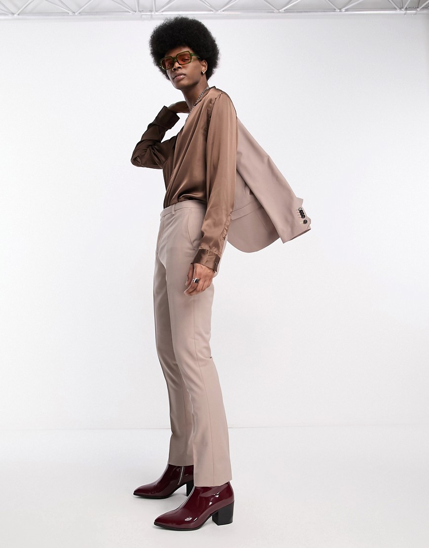 Twisted Tailor Buscot Suit Pants In Sand-neutral