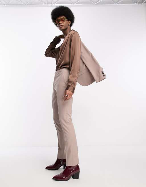 Twisted Tailor buscot suit pants in sand