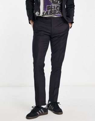 Twisted Tailor buscot suit trousers in navy - ASOS Price Checker