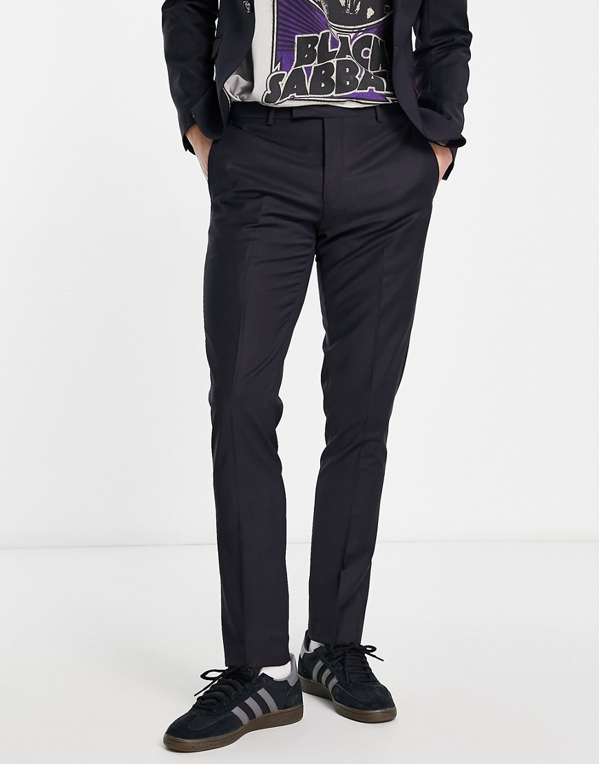 Twisted Tailor buscot suit trousers in navy