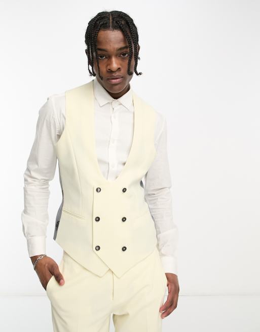 Off white suit clearance contrast