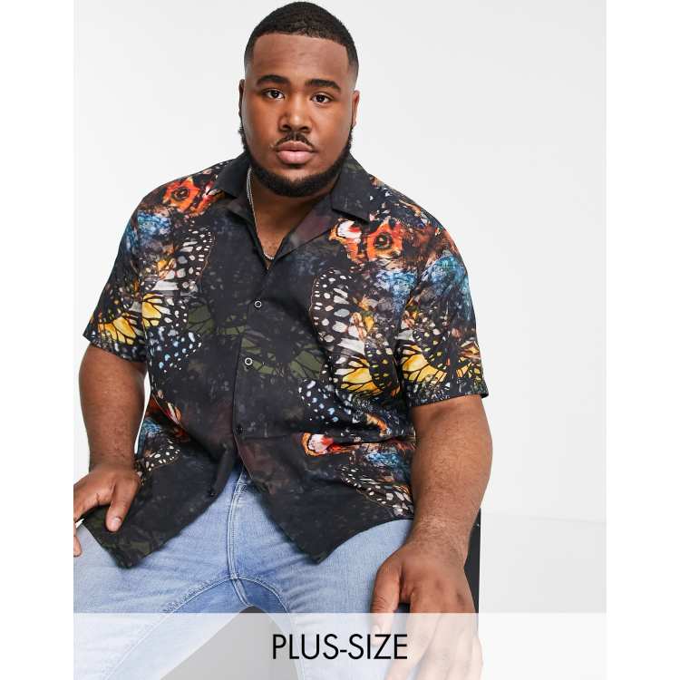 Camicia con farfalle uomo hotsell