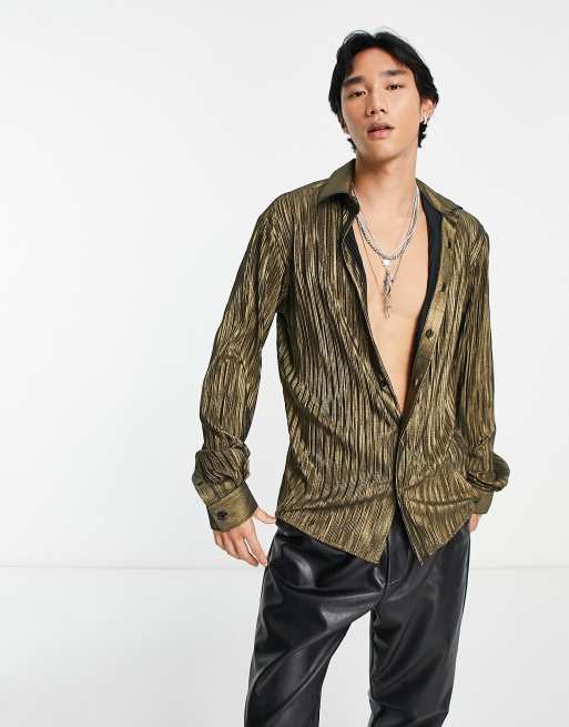 Twisted Tailor - Cannon - Camicia oro 