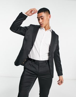 Twisted Tailor Draco suit jacket in black - ASOS Price Checker