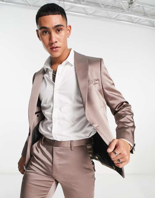 Twisted Tailor Draco suit jacket in champagne