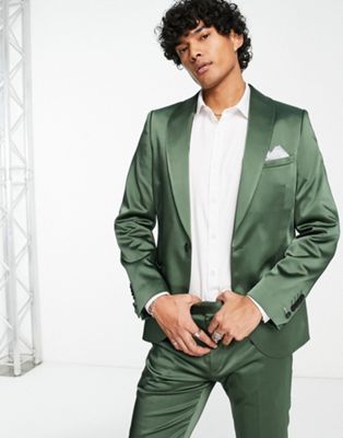 Twisted Tailor draco suit jacket in khaki - ASOS Price Checker