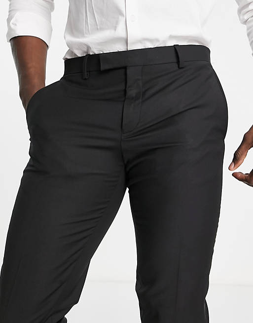 Uomo Abbigliamento da Pantaloni casual pantaloni da abito skinny neriTwisted Tailor in Materiale sintetico da Uomo colore Nero eleganti e chino da Pantaloni eleganti Ellroy 