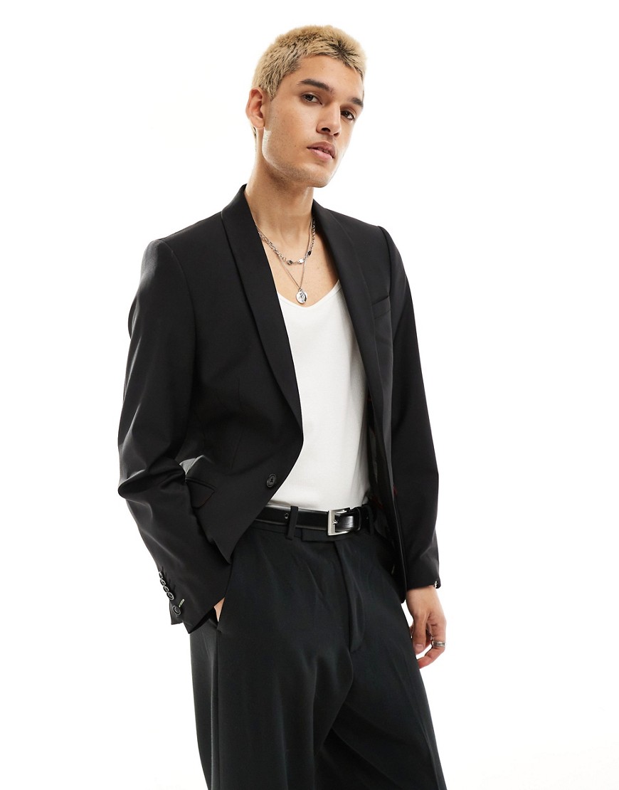 Twisted Tailor ellroy suit jacket in black