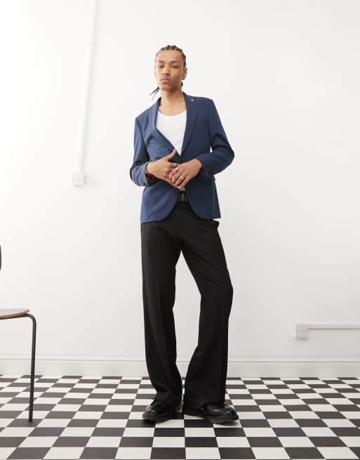 Twisted Tailor Ellroy suit jacket in navy - part of a set