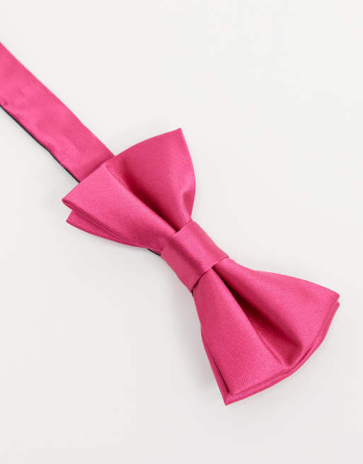 Twisted Tailor – Fliege aus Satin in Pink
