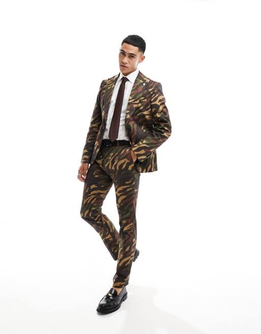 Tiger print suit on sale jacket