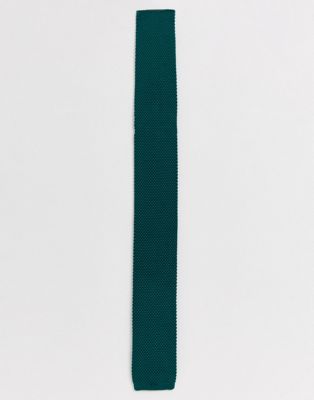 Twisted Tailor - Gebreide stropdas in groen